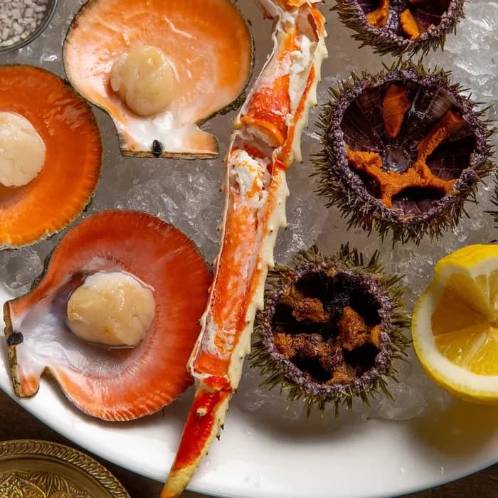 Живые морепродукты